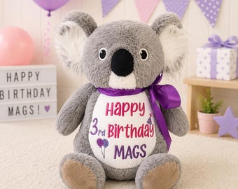 Personalize Stuffed Animal with Name, Child Birthday Gift, You pick animal