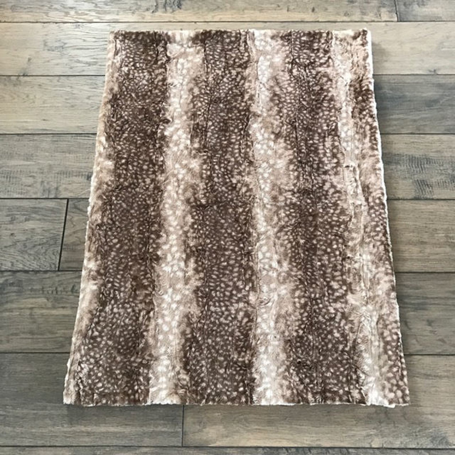 Deer Skin Blanket28x 40 Ships Today Minky Baby Blanket 28x Etsy