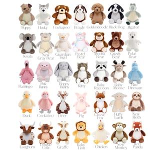 Personalized Birth Stats Stuffed Animal, New Baby Gift, Personalized Stuffed Animal, Baby Shower Gift