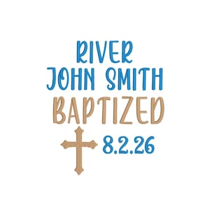 River John Smith has been Baptized on 8.2.26.