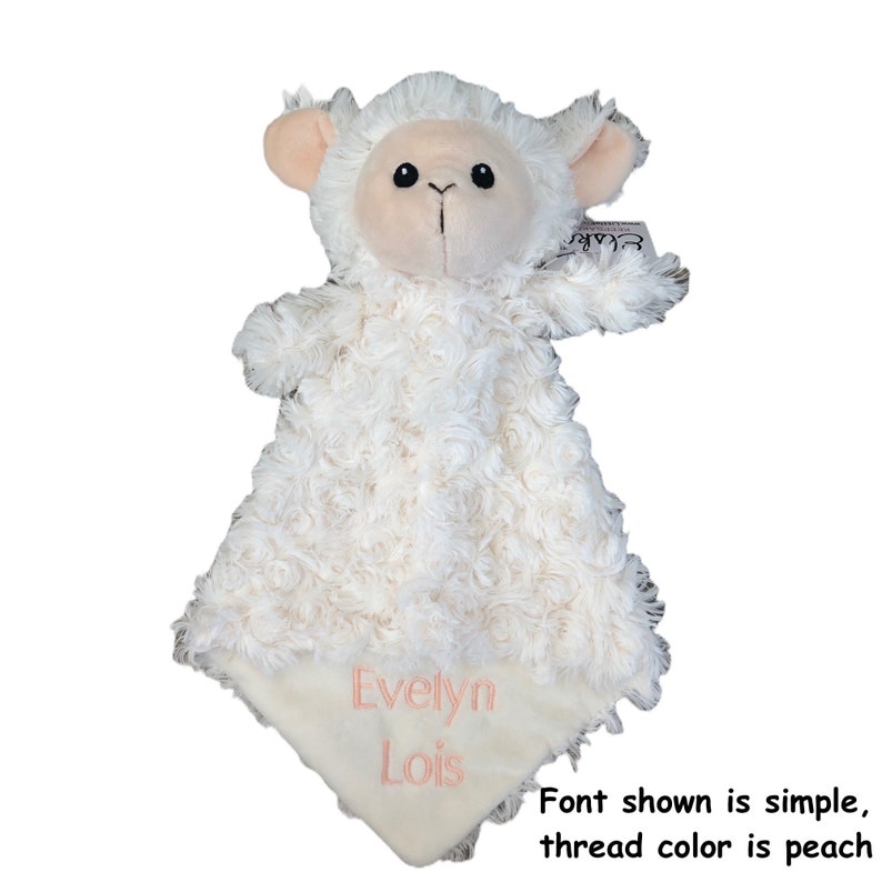 Download Personalized animal lovey blanket for a baby shower gift ...