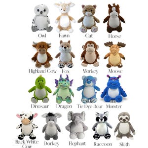 Personalized Birth Stats Stuffed Animal, New Baby Gift, Personalized Stuffed Animal, Baby Shower Gift
