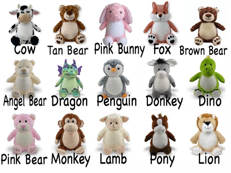 Personalized stuffed animal adoption gift adoption animal Etsy