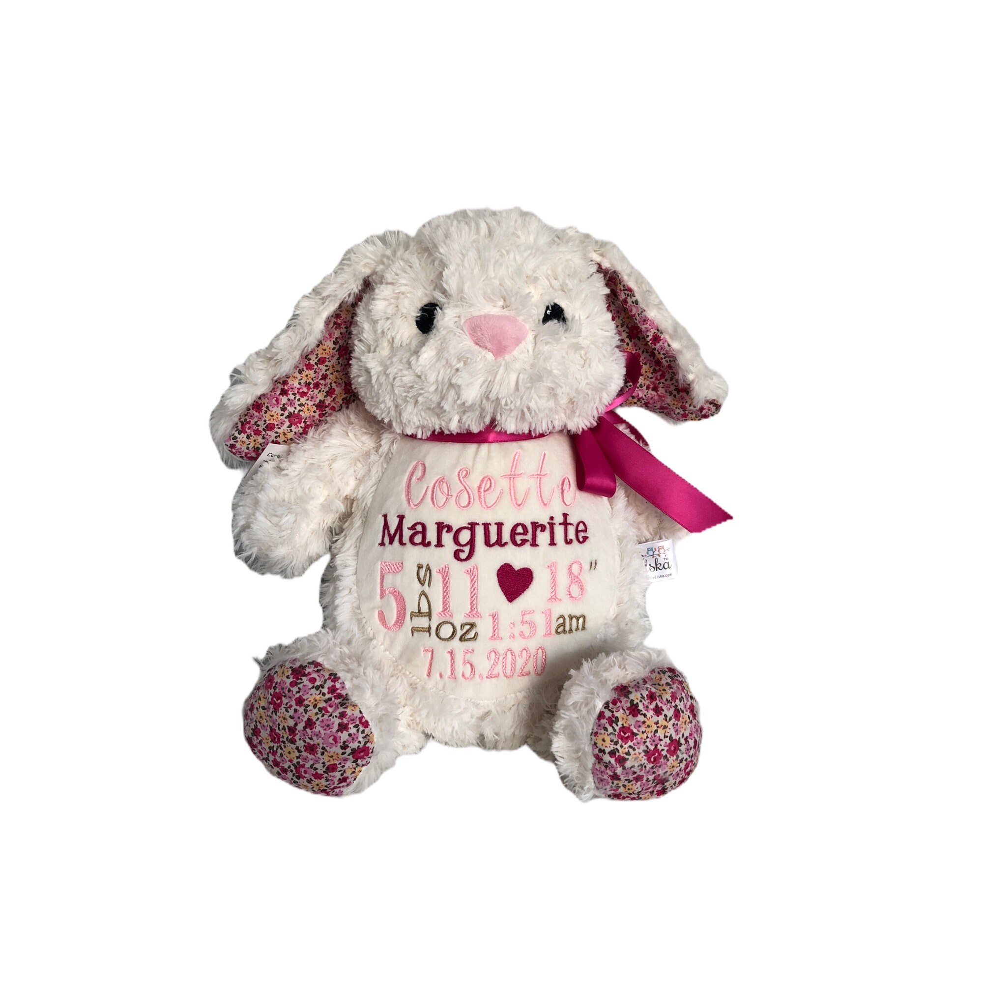 Toys & Games personalized baby gift Baby Stat stuffed animal Birth