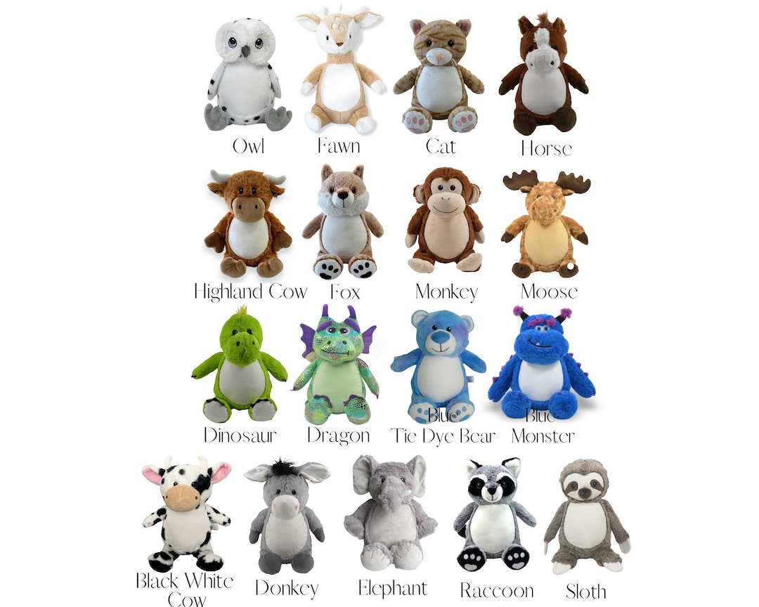 Peluche personalizado: Recuerdo con nombre bordado España