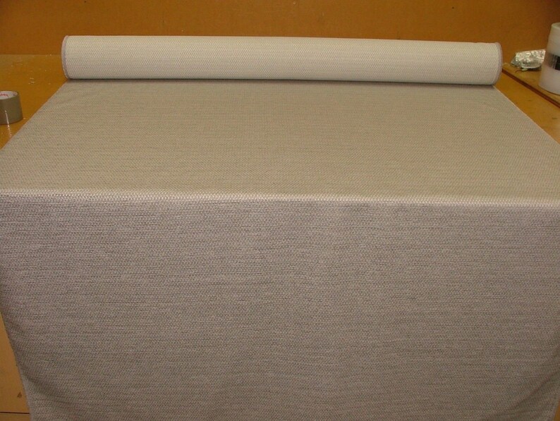 6 Yards Grey Chenille Fire Proof Upholstery Cotton Material Fire Retardant Camper Sofa Fabric