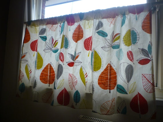 Custom Curtains 60 90 Orange Curtain Panel Drapes Funky Etsy