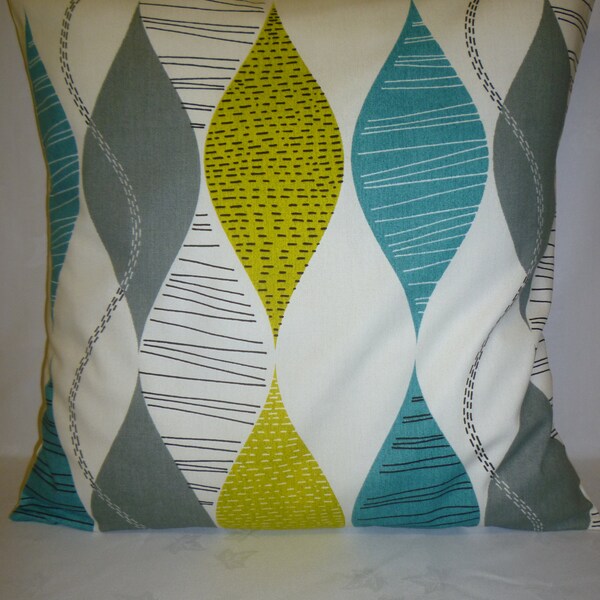 Yellow Gray Pillow Etsy