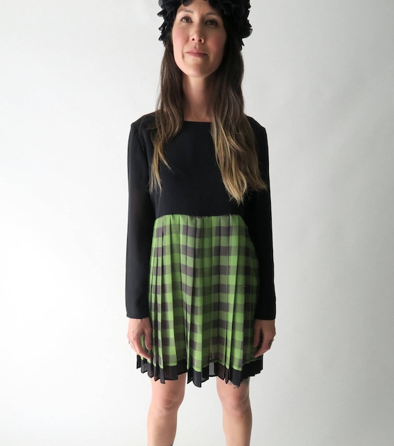 bcbg plaid dress