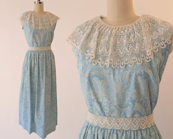 LILLY PULITZER 1960s Maxi Dress / Vintage Designer