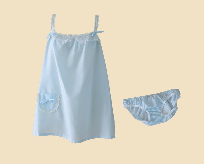 baby blue babydoll