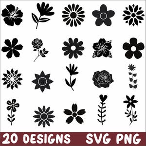 Daisy Svg Bundle, Daisy Flower Svg, Daisy Clipart, Daisies Svg, Flowers Svg, Flower Png, Daisy Cut File, Svg Files For Cricut, Daisy