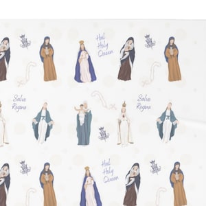 Marian Blanket, Catholic Baby Blanket, Catholic Blanket, Catholic Kids, Catholic Gift, Mary Blanket, Catholic Baby Gift, Catholic Kids Gift