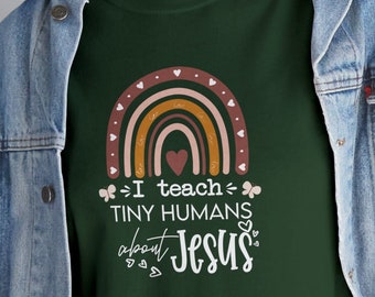 Cadeau catholique, professeur catholique, chemise de professeur chrétien, école biblique de vacances, chemise catholique École catholique, maman catholique maman école à la maison
