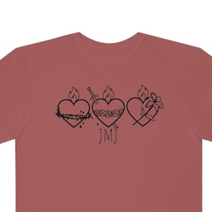 Catholic T-Shirt, Catholic mom, Priest Gift, Sacred Heart of Jesus, Catholic dad, Catholic Gift, Jesus shirt, Confirmation, Seminarian