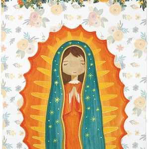 Lady of Guadalupe Baby Blanket | Catholic Baptism | Virgen Guadalupe Blanket | Catholic Baby | Catholic mom gift l Catholic Kid | God parent