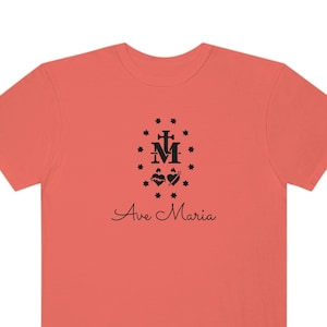 Catholic T-Shirt for Women, Miraculous Medal, Catholic mom gift, Catholic Gift, Catholic shirt, Catholic Apparel, Confirmation Catholic Teen