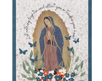 Catholic gift for Women Marian Throw Blanket - Catholic Blanket Catholic Home Catholic Mom gift Catholic family