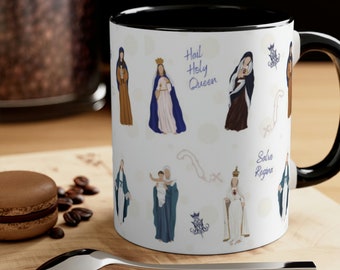 Katholiek cadeau voor moeder Mary Mug, Marian Cup, Katholiek moedercadeau Moederdagcadeau Religieus cadeau Katholiek koffiemok Katholiek moedercadeau
