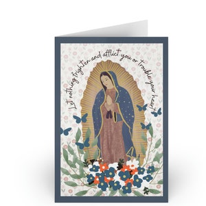 Katholische Mütter Geschenk Dame von Guadalupe Notecards | Katholische Notizkarte Briefpapier | Katholische Mama | Katholisch Schreibwaren