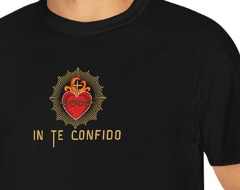Sacred Heart Jesus, Catholic T-Shirt, Catholic men Catholic Apparel, Catholic dad, Catholic Gift, Priest Gift, Seminarian Gift, Confirmation