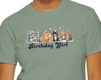 Cat Birthday shirt, cat lady shirt, Cat Lover Shirt, Cat mom, Cat Lover Gift, birthday shirt, Cat Mama, cat mom shirt, gift for cat mom