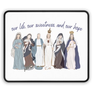 Catholic Gift for Mom, Marian Mouse Pad, Catholic Mothers Day gift, Catholic Mom Gift, Gift for Her, Gift for priest, Seminarian gift