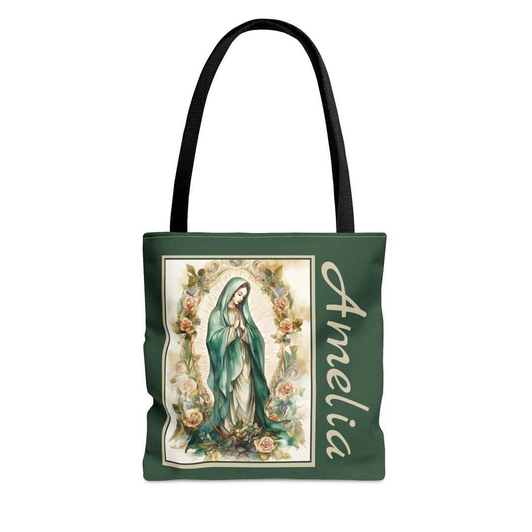 Personalized Catholic Gift | Marian Tote Bag |lady of Guadalupe Bag ...