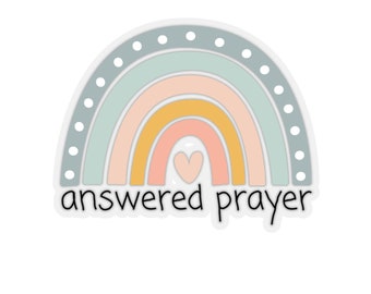 Naklejka winylowa Rainbow Baby and Mother Prezent dla nowej mamy, Dzień Matki, Prezent na Chrzest, prezent dla mamy, prezent dla mamy, pro life, katolicka mama, prezent dla dziecka