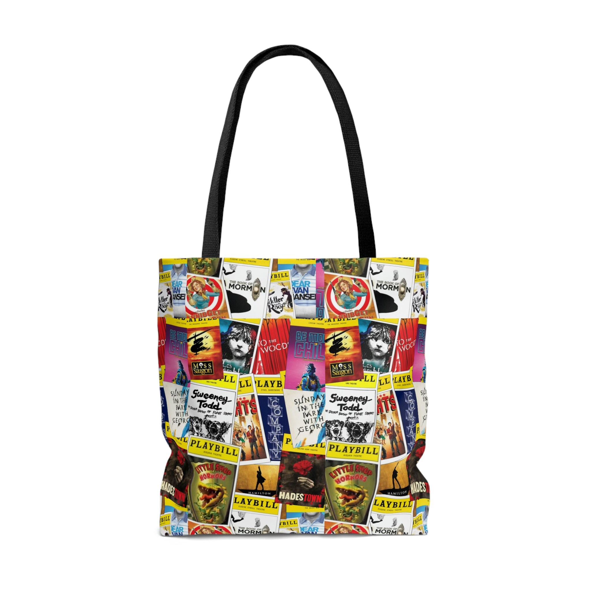 Broadway Musik-Make-up-Tasche – 23,5x17 Cm, Theater-Design, Mit Reißverschluss – Stylisches Kosmetik-Organizer
