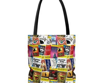 Broadway Musik-Make-up-Tasche – 23,5x17 Cm, Theater-Design, Mit Reißverschluss – Stylisches Kosmetik-Organizer