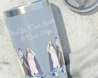 Catholic Tumbler, Marian Tumbler, 20oz Tumbler, Catholic gift, Catholic Decor, Catholic woman, Catholic mother, Catholic gift for her