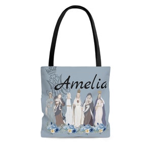 Personalized Catholic Gift | Marian Tote Bag |Mary Bag | Catholic Mother | Catholic Gift for women | Catholic mom | Catholic kid | Mass Bag