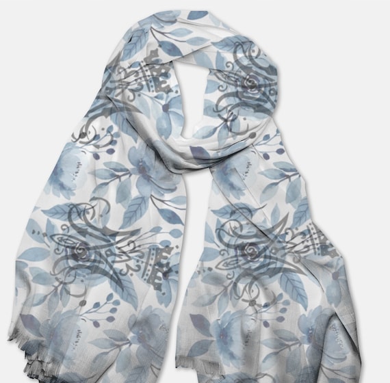 Catholic Pashmina, Catholic Gift for her, Marian Scarf, Hail Holy Queen, Catholic mom gift, Catholic gift women, Catholic fashion