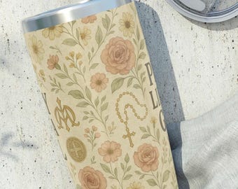 Vaso Ora como una niña, Regalo Católico, Vaso María, Copa Mariana, Regalo de María, Regalo de Confirmación, Vaso Católico, Taza Católica, Decoración Católica