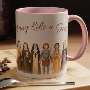 Saint Mug, Catholic Mug, Catholic Mom Gift, Catholic Gift, Catholic Mug Catholic Mother, Catholic Teacher, Catholic teen, Confirmation