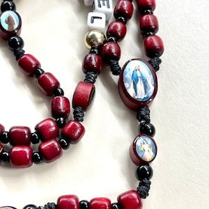 Personalized kid’s  Rosary,  wooden rosary, Catholic gift, Communion gift, Confirmation, Reconciliation gift, kid rosary Catholic kid