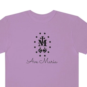 Catholic T-Shirt for Women, Miraculous Medal, Catholic mom gift, Catholic Gift, Catholic shirt, Catholic Apparel, Confirmation Catholic Teen