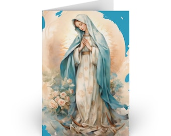 Marian Notecards | Catholic Notecard Stationary |Catholic gift for Women | Catholic mom | Catholic Stationary | Catholic convert RCIA