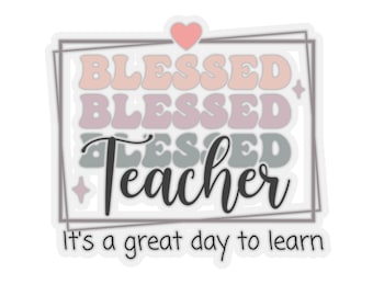 Teacher Sticker, Catholic Teacher Gift, Back to School, Teacher Vinyl Sticker, Catholic School sticker, Catholic sticker, Teacher Planner