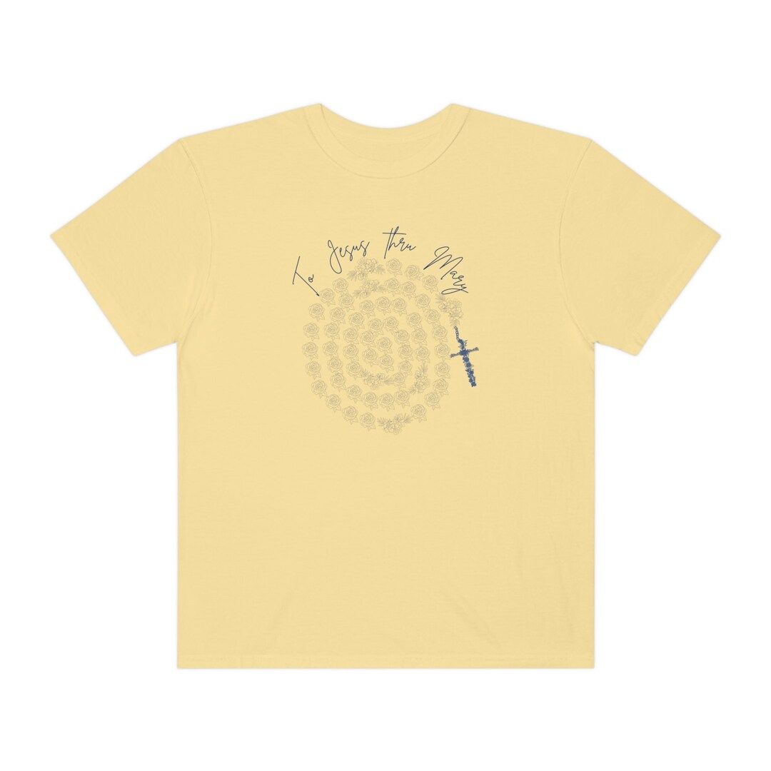 Comfort Colors Rosary Shirt, Catholic Rosary Shirt, Religious Shirt ...