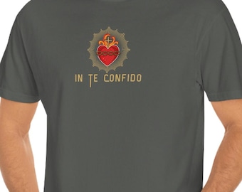 Sacred Heart Jesus, Catholic T-Shirt, Catholic men Catholic Apparel, Catholic dad, Catholic Gift, Priest Gift, Seminarian Gift, Confirmation