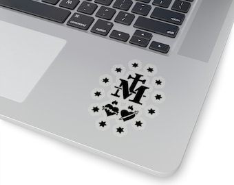 Miraculous Medal Vinyl Sticker, Catholic mom, Mothers Day, Catholic mother gift, priest gift, gift, pro life, Catholic teen, Catholic kid