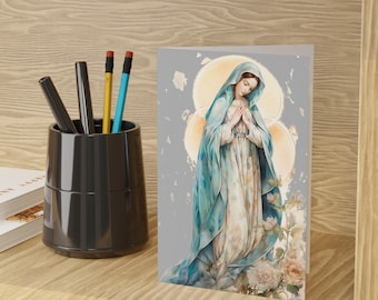 Marianische Katholische Geschenk Grußkarten | Katholische Karte für Frauen | Katholische Mutter | Katholische Briefpapier | Ostern Geschenk