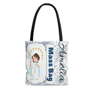 Catholic Gift, Mass Bag Children, Marian Bag, Catholic Kid, Child&#39;s Mass Bag, First Communion, Baptism Gift, Catholic Mom, Catholic mother