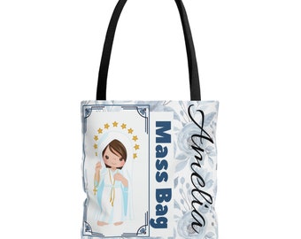 Catholic Gift, Mass Bag Children, Marian Bag, Catholic Kid, Child&#39;s Mass Bag, First Communion, Baptism Gift, Catholic Mom, Catholic mother