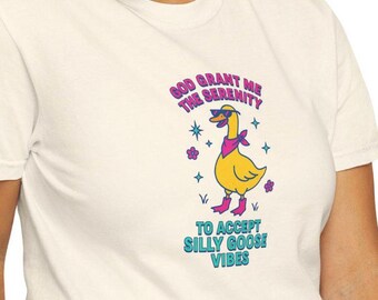 Silly goose shirt, Christian Shirt serenity shirt, Religious shirt, Catholic shirt, Christian shirt, Catholic Mom gift, Christian teen