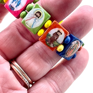 Catholic gift for kids, Saints Devotional Bracelet, Catholic gift, Catholic jewelry, Catholic kid, Catholic teen, Catholic mom gift