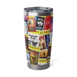 Musical Theatre Coffee Tumbler 20oz Musicals Musical lover Music lover gift Music Theatre gift Music Theatre Kid