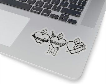 Naklejka winylowa Najświętszego Serca Jezusa, mama katolicka, Dzień Matki, prezent dla matki katolickiej, prezent dla księdza, prezent, nastolatek katolicki, tata katolicki